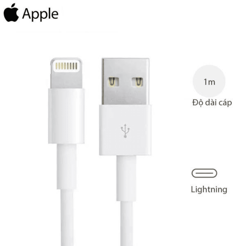Dây cáp sạc iPhone - iPad USB to Lightning - Original 1 Day sac iPhone chinh hang 5