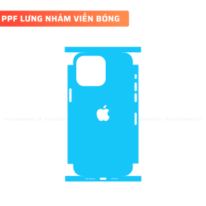 Miếng dán PPF Lưng Nhám Viền Bóng iPhone