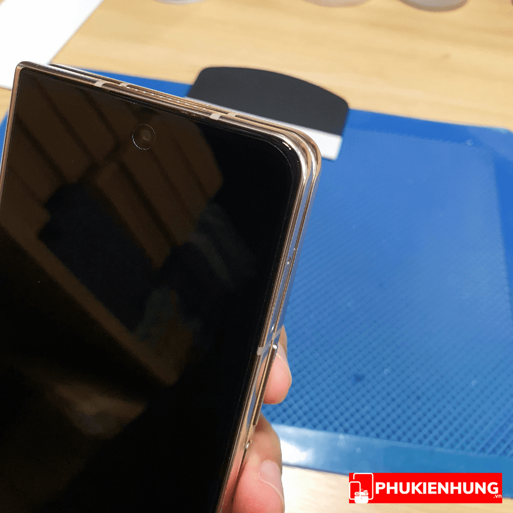 Miếng dán PPF thủy lực H-Film điện thoại màn cong, màn gập 3 ppf thuy luc dan man cong pkh 3