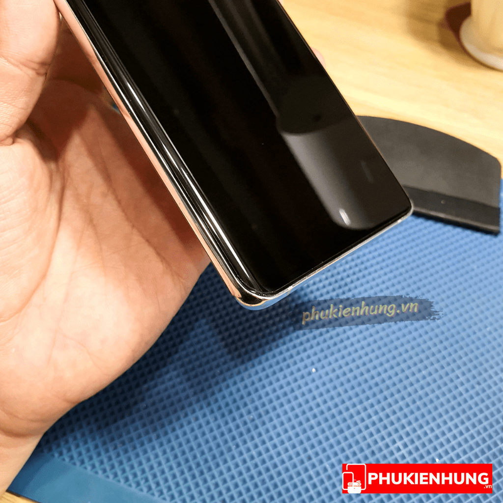 Miếng dán PPF thủy lực H-Film điện thoại màn cong, màn gập 4 ppf thuy luc dan man cong pkh 4