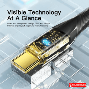 Dây cáp sạc nhanh Essager USB Type-C 7A 100W 12 2