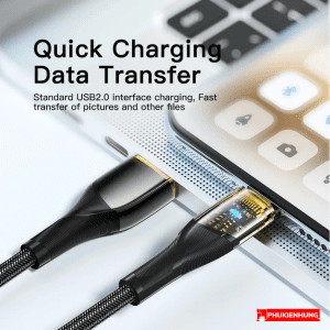 Dây cáp sạc nhanh Essager USB Type-C 7A 100W 13 3