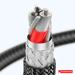 Dây cáp sạc nhanh Essager USB Type-C 7A 100W 14 6