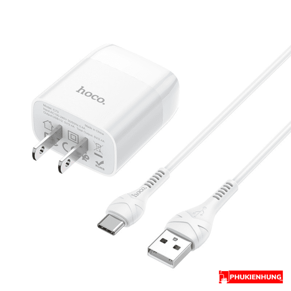 Bo cu sac USB HOCO C73 Lightning Type C Micro 7