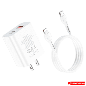 Bo sac nhanh Hoco C97 iPhone Samsung PD 20W QC 3.0 18W phukienhung 2