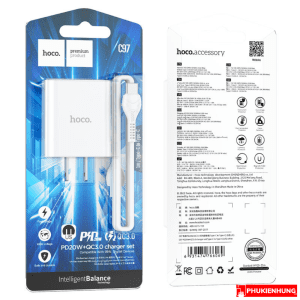 Bo sac nhanh Hoco C97 iPhone Samsung PD 20W QC 3.0 18W phukienhung 8