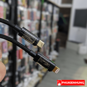 Cap sac nhanh iPhone trong suot Pisen 1