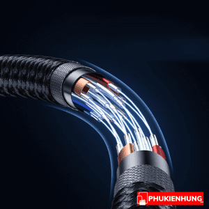 Cap sac nhanh iPhone trong suot Pisen 5