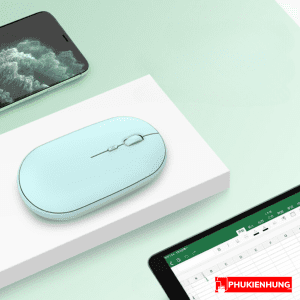 Chuột không dây Bluetooth chống ồn - 2 chế độ 10 Chuot khong day Bluetooth chong on 2 che do phukienhung 6