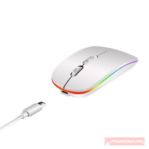 Chuột không dây Bluetooth chống ồn - 3 chế độ kết nối