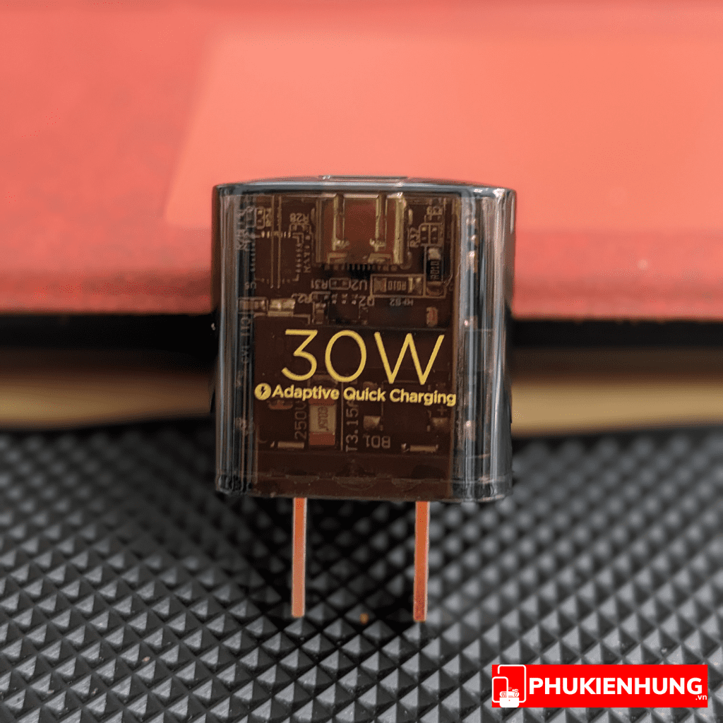 Củ sạc nhanh Pisen 30W Quick Ice Crystal 2 cổng 3 Cu sac nhanh Pisen Quick ice crystal Dual port QP 30W PKH 7