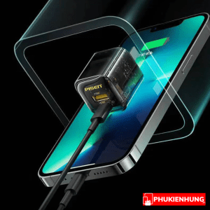 Củ sạc nhanh Pisen 30W Quick Ice Crystal 2 cổng 16 Cu sac nhanh Pisen Quick ice crystal Dual port QP 30W PKH 8