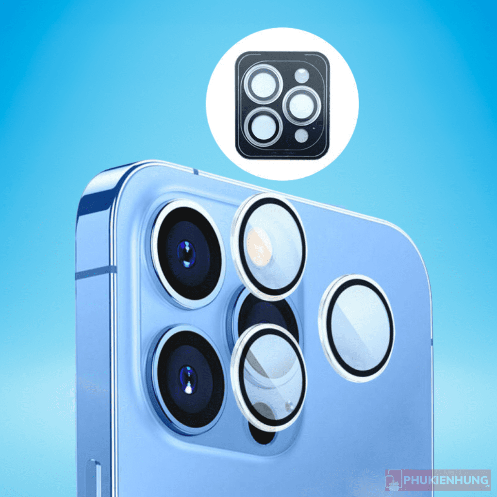 Miếng dán kính cường lực Camera iPhone - PISEN 1 Cuong luc bao ve Camera Pisen phukienhung 1