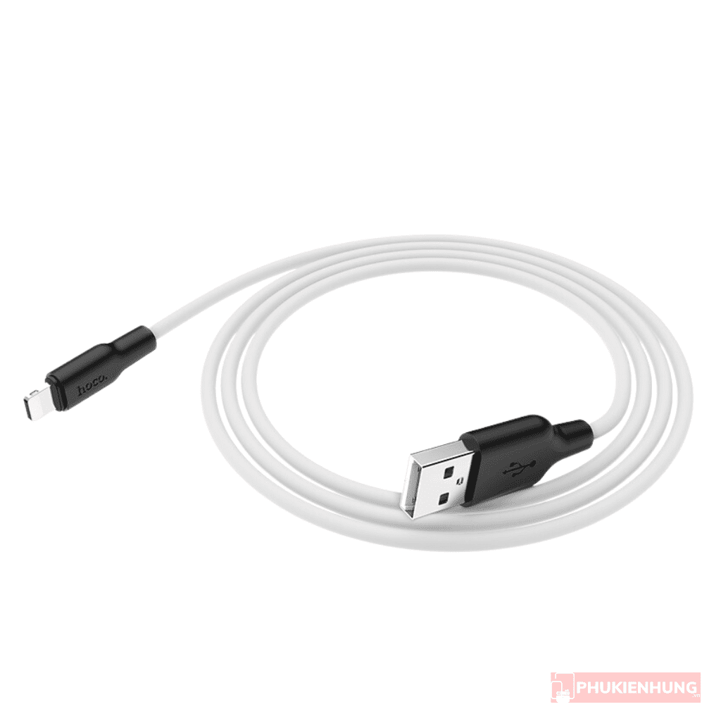 Dây cáp sạc iPhone chống rối Hoco X21 Plus 1 Day sac iPhone Hoco X21 Plus 3
