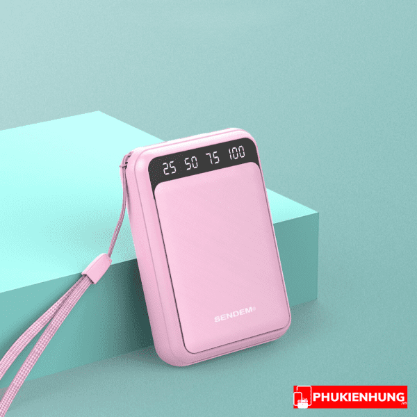 Pin Sac Du Phong Sendem P300 10000 mah phukienhung vn 1