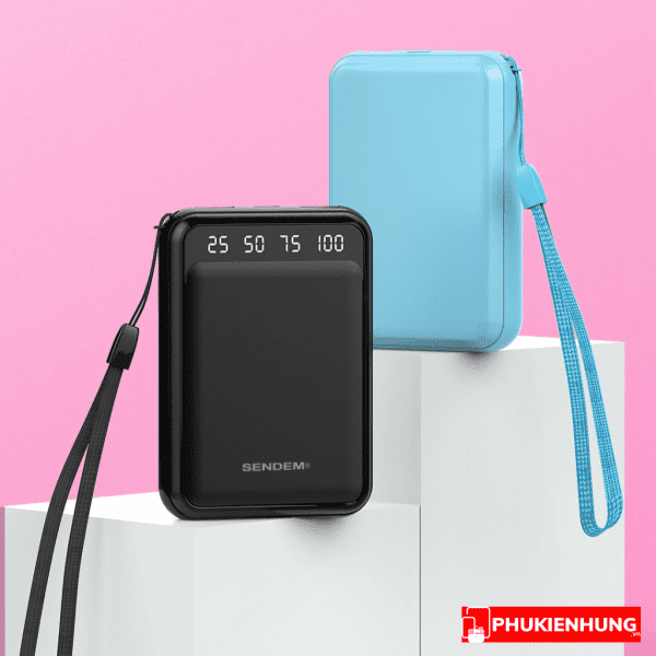 Pin Sac Du Phong Sendem P300 10000 mah phukienhung vn 5